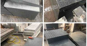 浙江 芝麻黑地铺石材