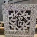 浙江 芝麻白花岗岩镂空雕花灯笼