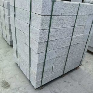 浙江 芙蓉白火烧两面路沿石