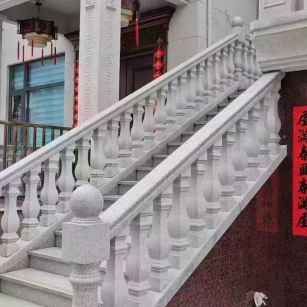 浙江 天然石材 阳台庭院护栏、栏杆