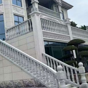 浙江 芝麻白别墅，栏杆