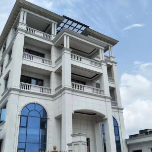 浙江芝麻白别墅干挂效果展示