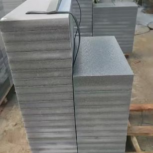 浙江 芝麻灰火烧面300*600*50地铺石材