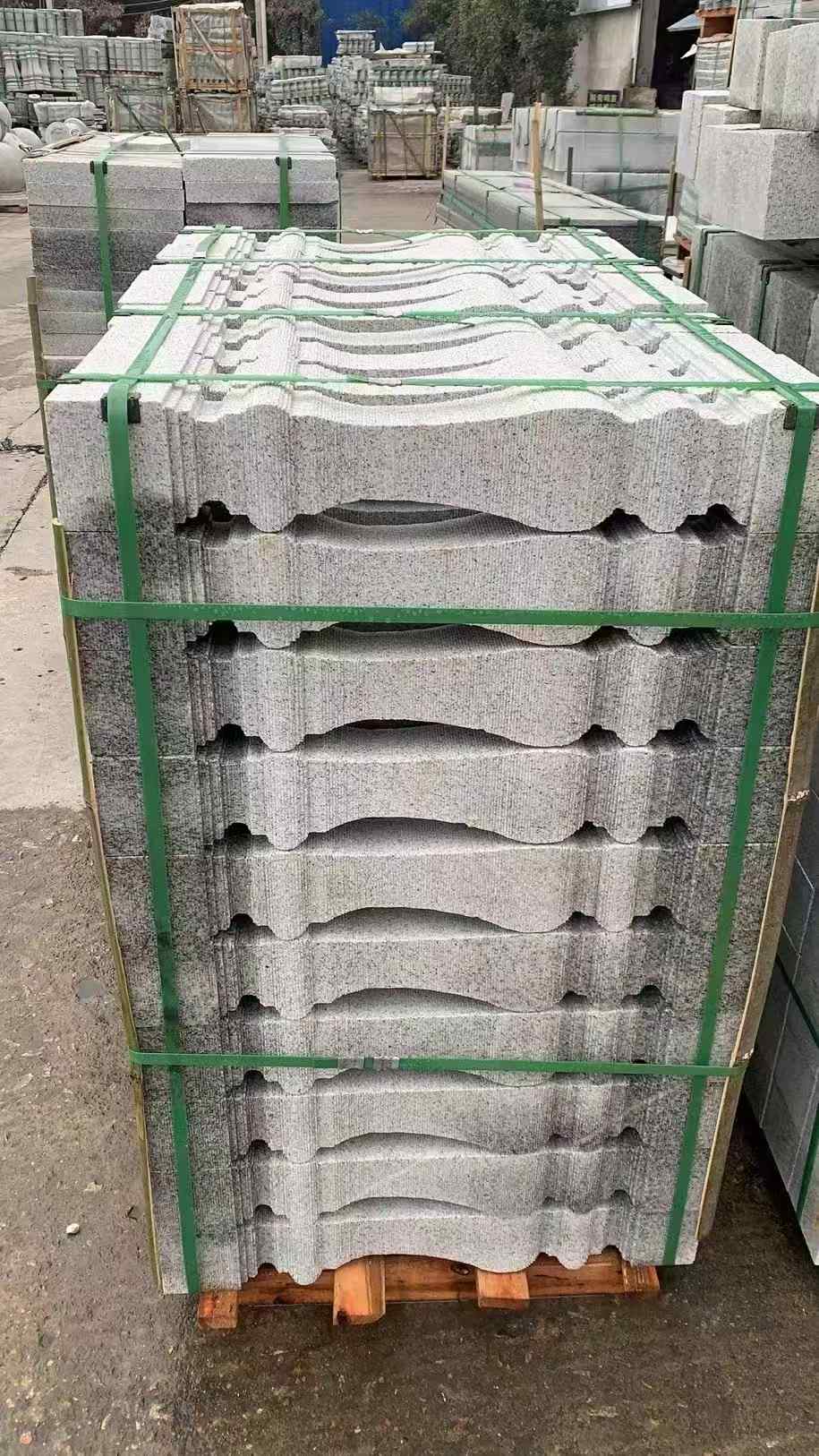 浙江 芝麻白方形拉丝面，栏杆花瓶柱