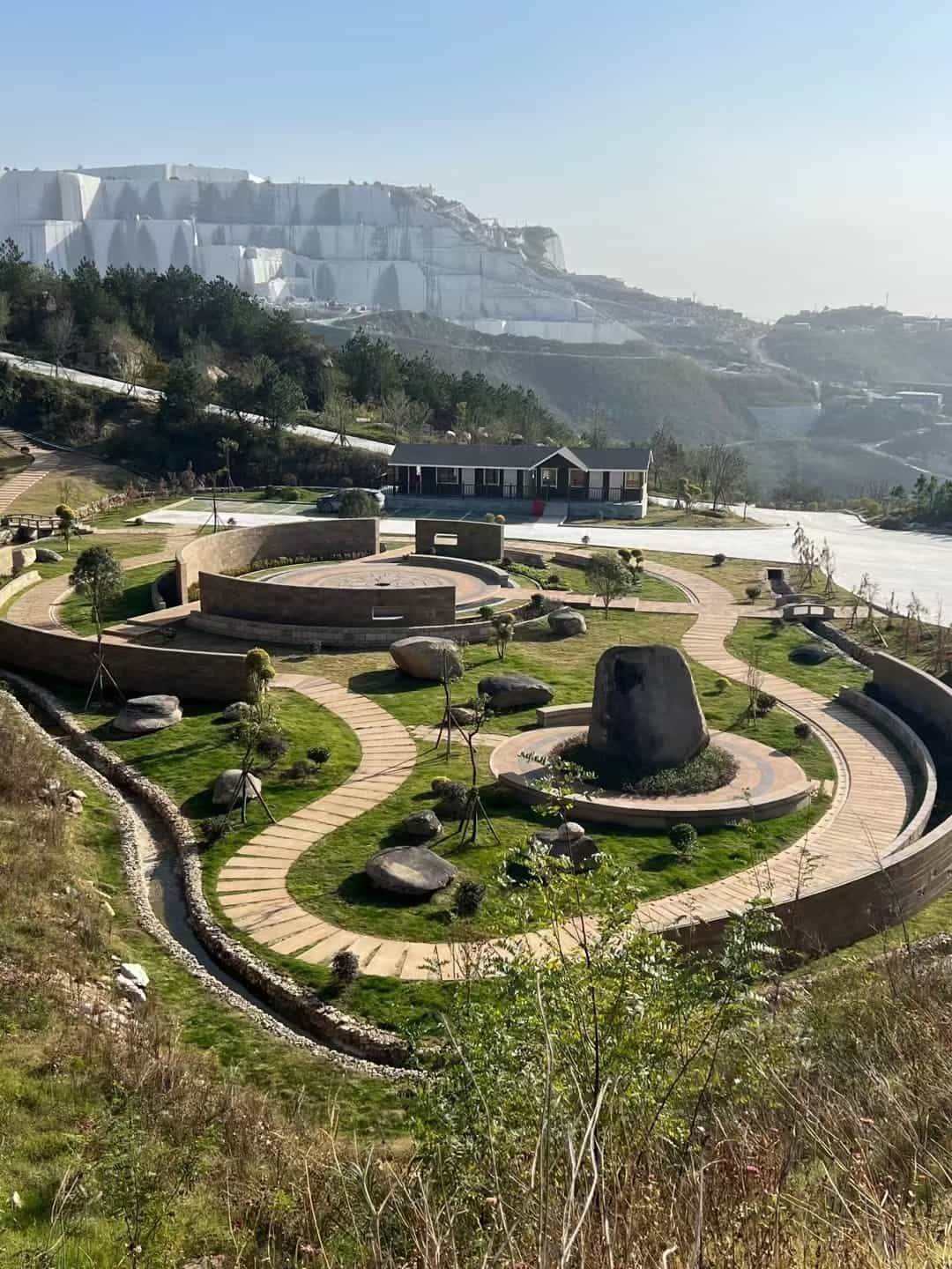 浙江仿古石铺装整体效果