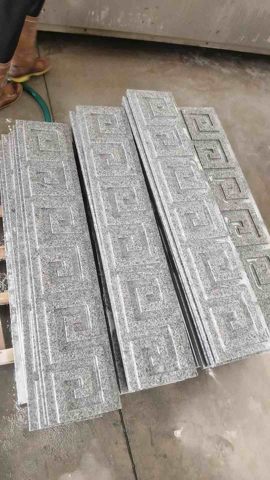 浙江 别墅回纹线条，雕刻