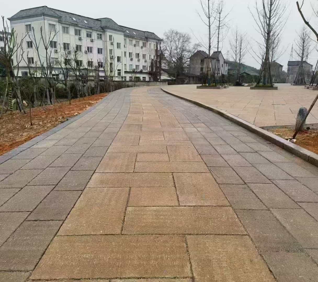 浙江仿古石铺装效果