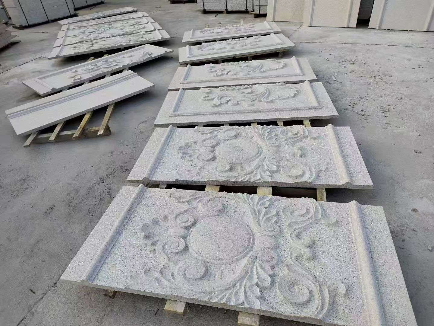 浙江 芝麻白干挂雕花板