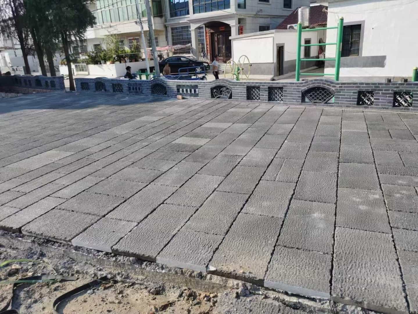 浙江仿古石铺装效果