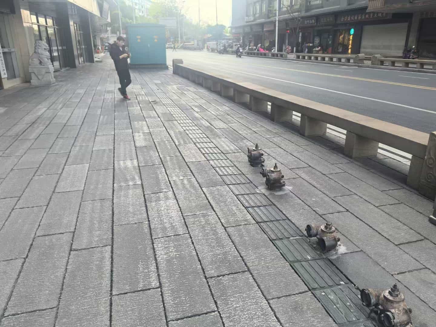 浙江仿古石铺装效果