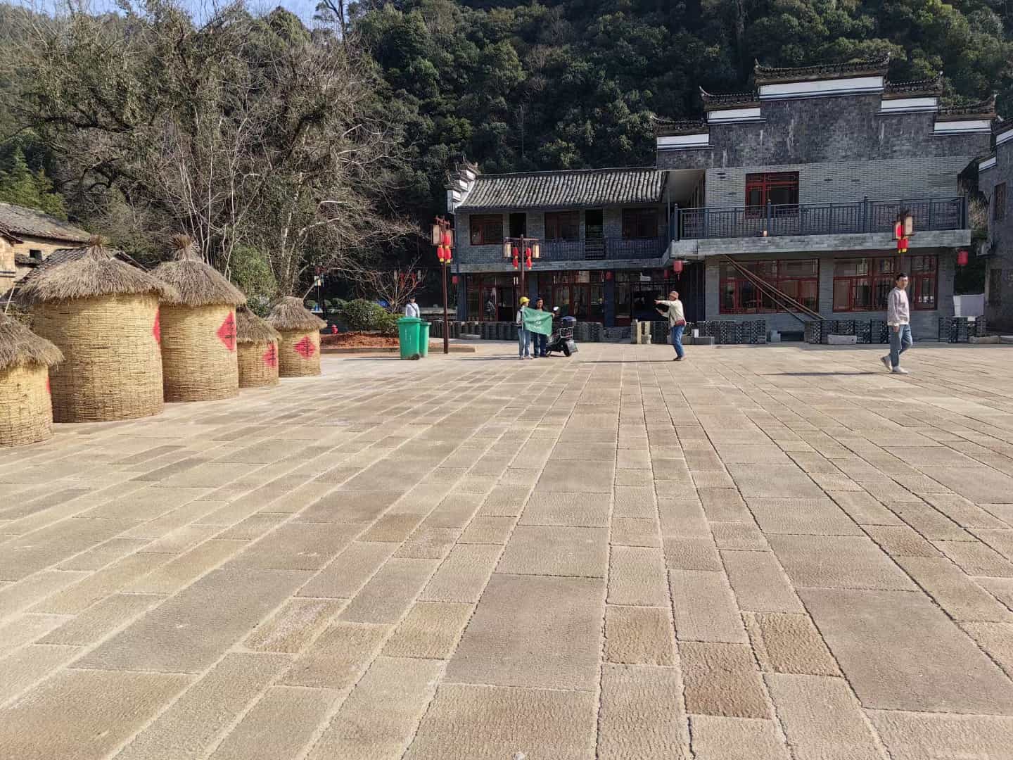 浙江仿古石铺装效果
