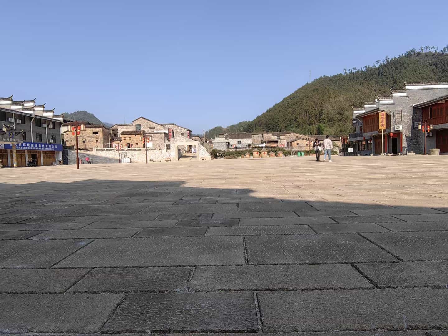 浙江仿古石铺装效果