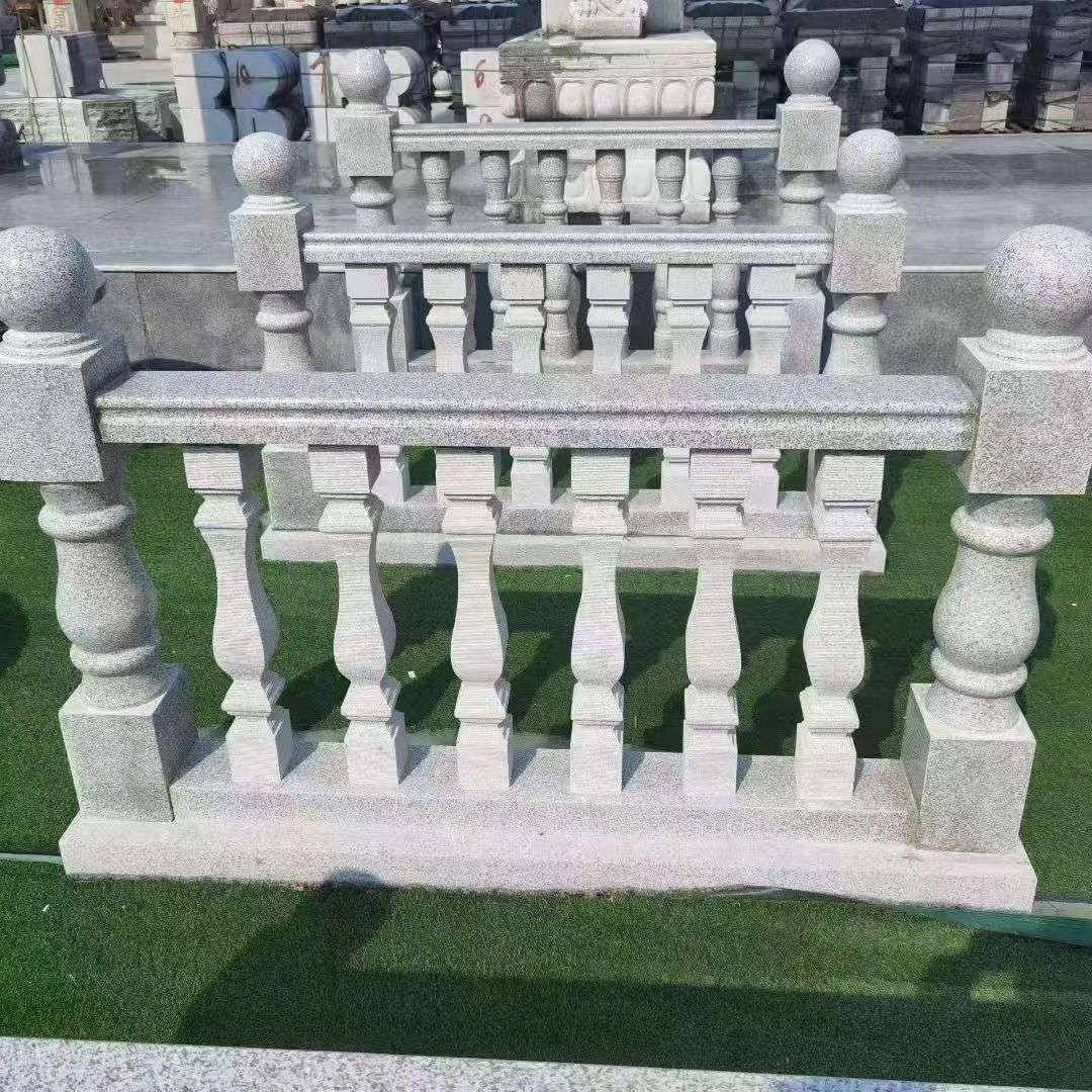 浙江 别墅石材栏杆特写
