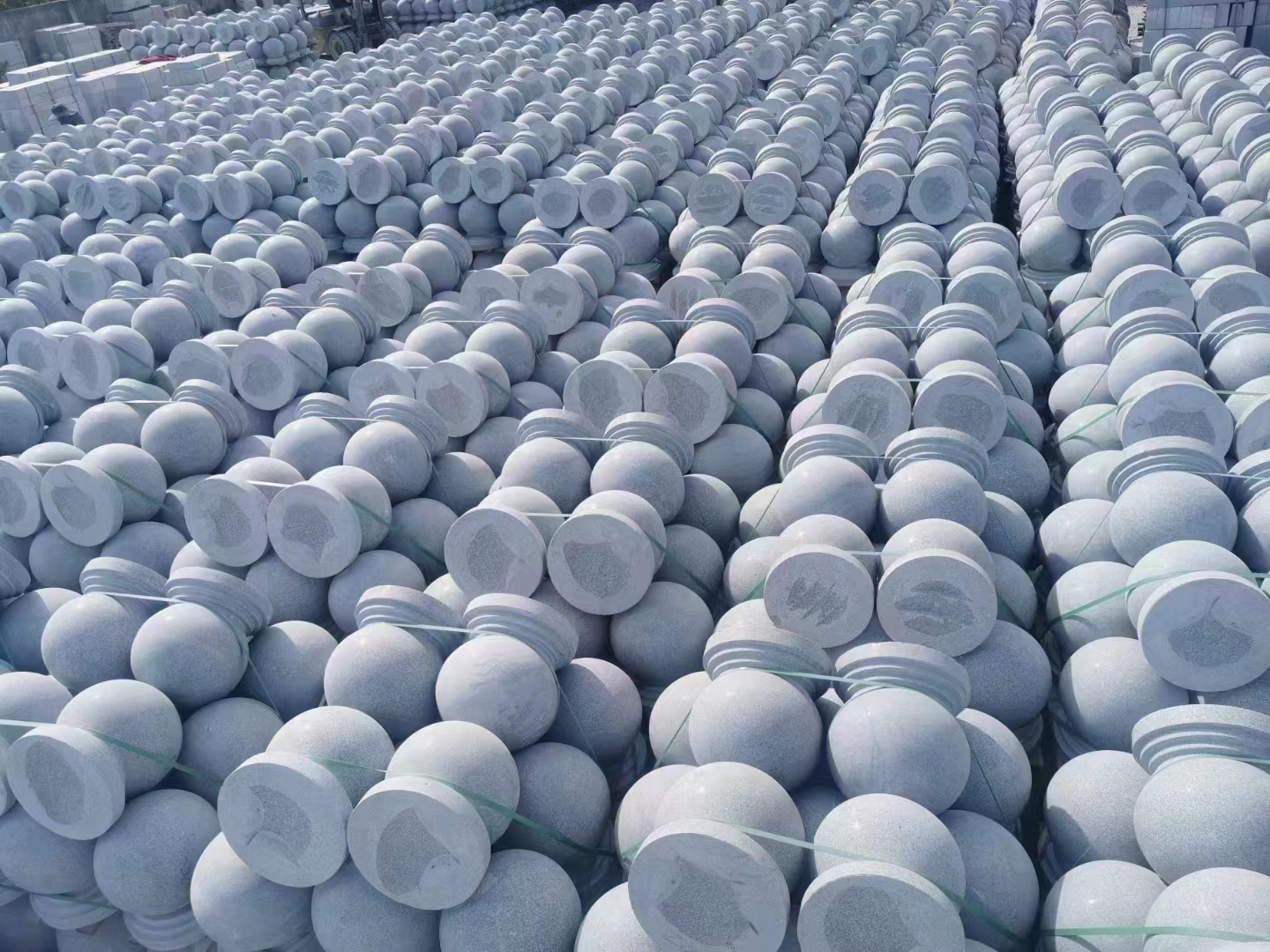 浙江芝麻白挡车球